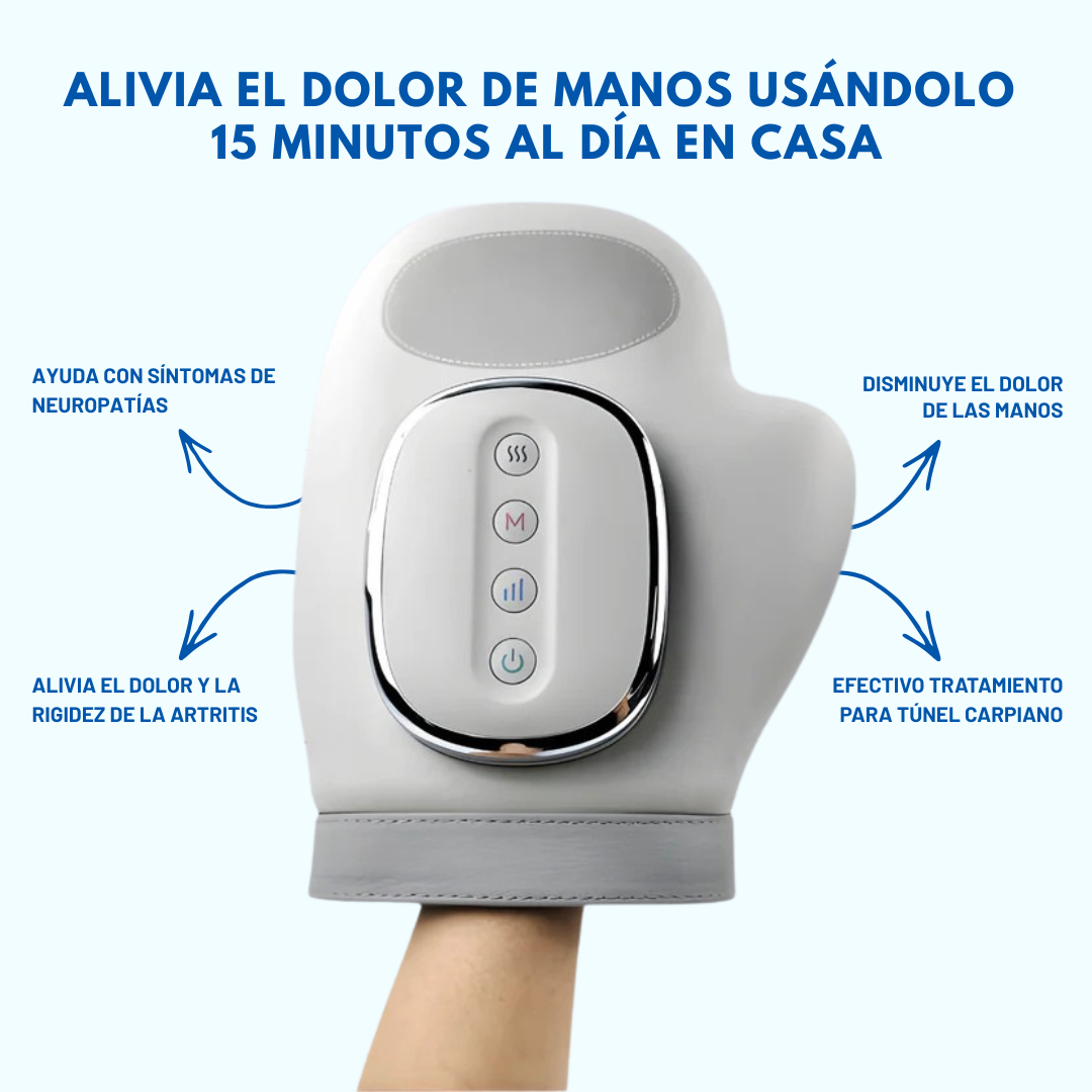 Guante Masajeador para Tendinitis y Túnel Carpiano